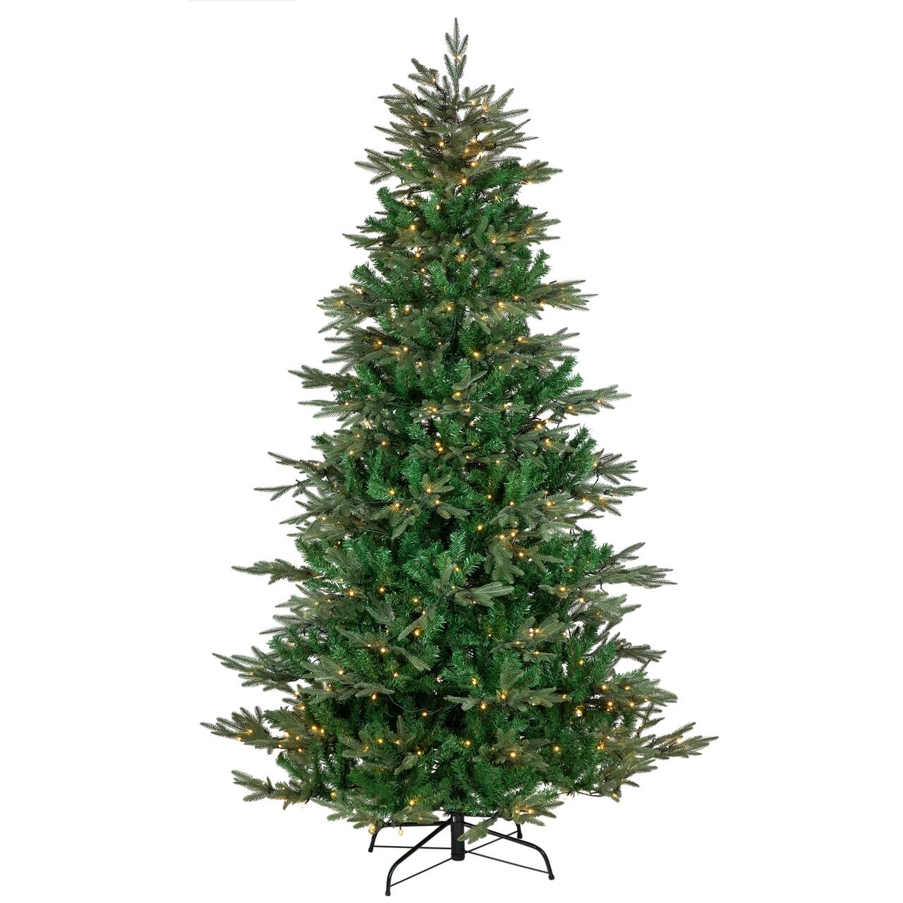 6.5ft. Pre-Lit Hudson Fir Full Artificial Christmas Tree, Warm White LED Lights